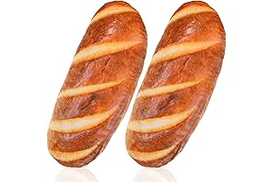 Jetec Food Series Pillow, 2 Pieces 16 Inch 3D Simulation Bread Pillow