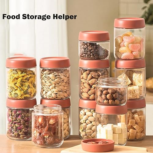 Miniatura 4 de Tarros Mason de 16 onzas con tapas, recipientes de avena durante la noche con tapas, tarros de vidrio con tapas para aderezo de ensalada, frutas,