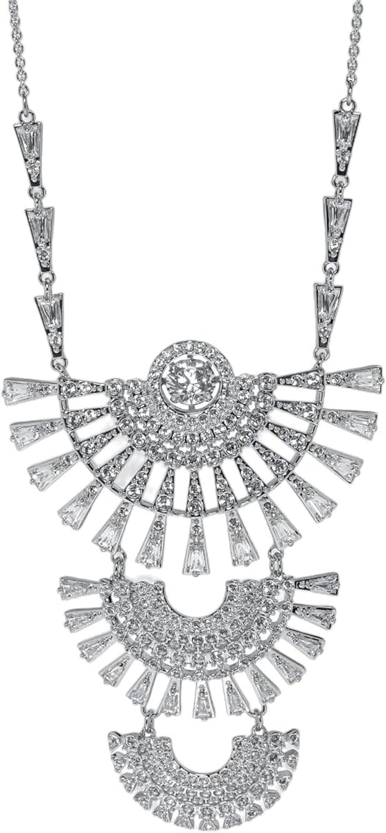 SWAROVSKI Sparkling Dance Collar con esfera plateada, talla única