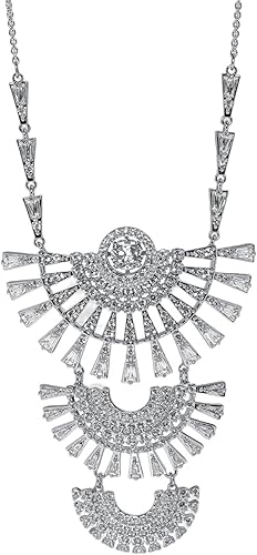 SWAROVSKI Collar con esfera de baile brillante de plata, talla única, Plata