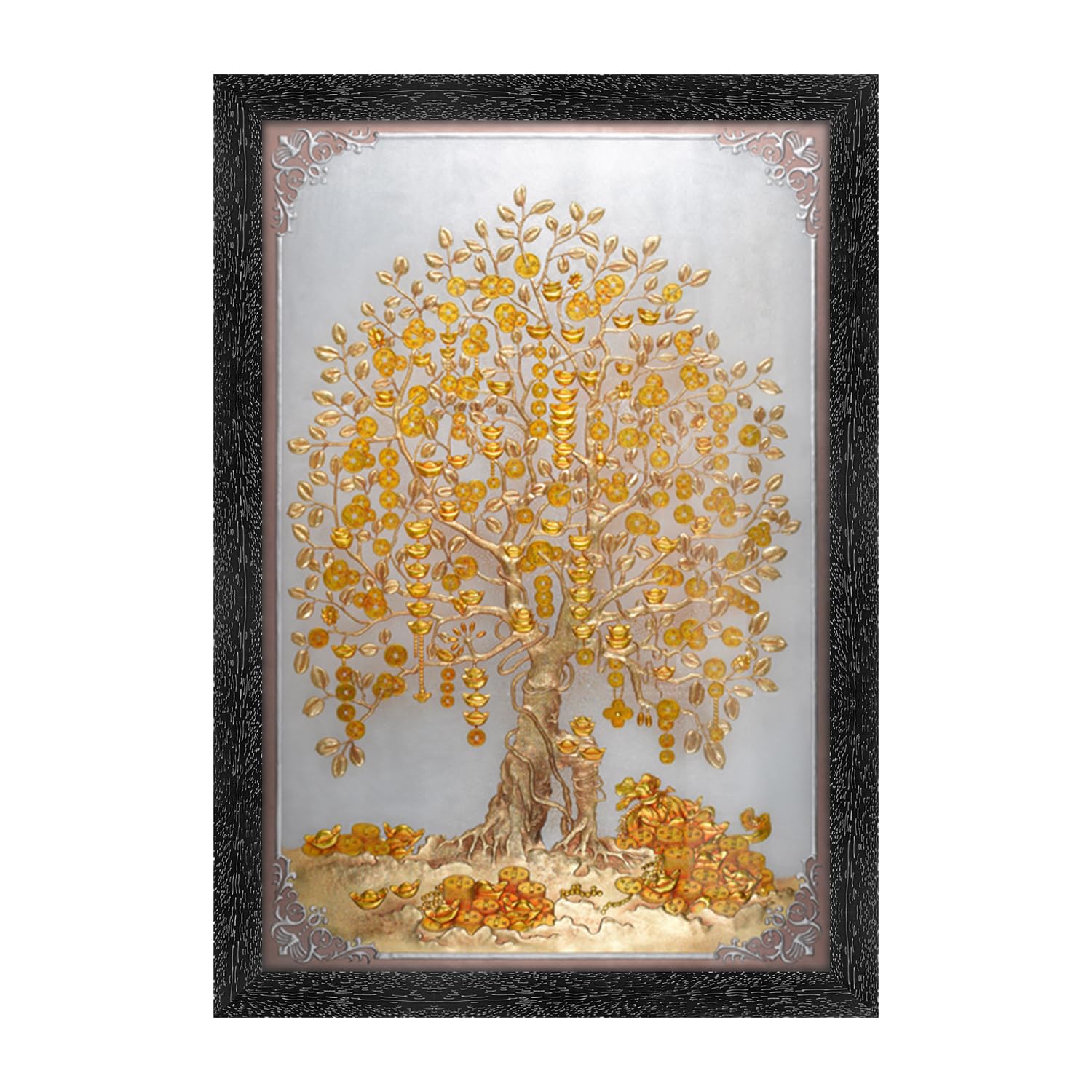 Vastu Money Tree Wall Painting - Bring Good Fortune -30