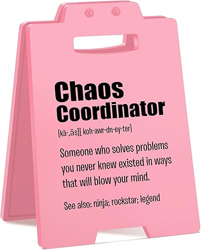 Miniatura 36 de Divertido letrero de escritorio de oficina, decoración sarcástica de cubículo para compañero de trabajo, jefe, empleado, regalo de broma para