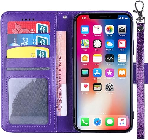 Miniatura 4 de Asuwish - Carcasa para Motorola GStylus XT2043 y XT2043 (incluye función atril, incluye protector de pantalla de cristal templado y accesorios para