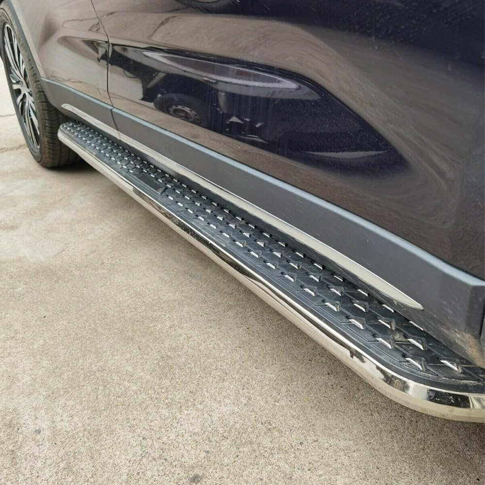 2Pcs Running Board Side Steps Compatible with Jeep Grand Cherokee 2022-2025 2026, Step Pedal Door Fixed Nerf Bars, with Brackets, Aluminum