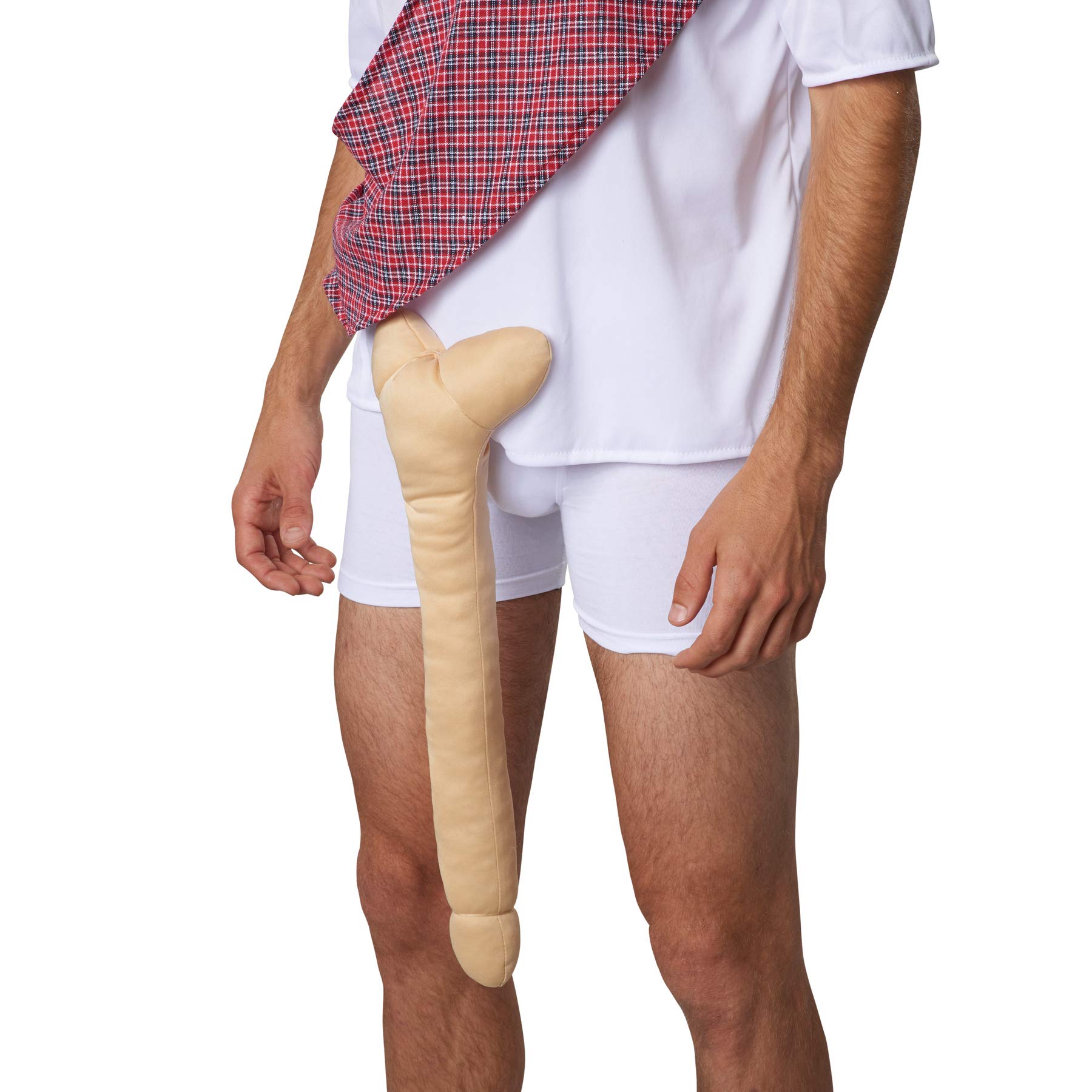 dressforfun 900426 - Déguisement pour Homme de Highlander effronté, Costume d’écossais Amusant avec Imitation de Pénis (L | No. 302092)