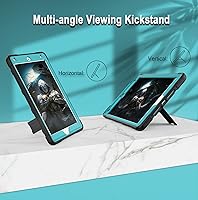 Vista 8 de Rantice Funda para iPad de 9ª generación, funda para iPad de 8ª generación, funda para iPad de 7ª generación, funda híbrida a prueba de golpes