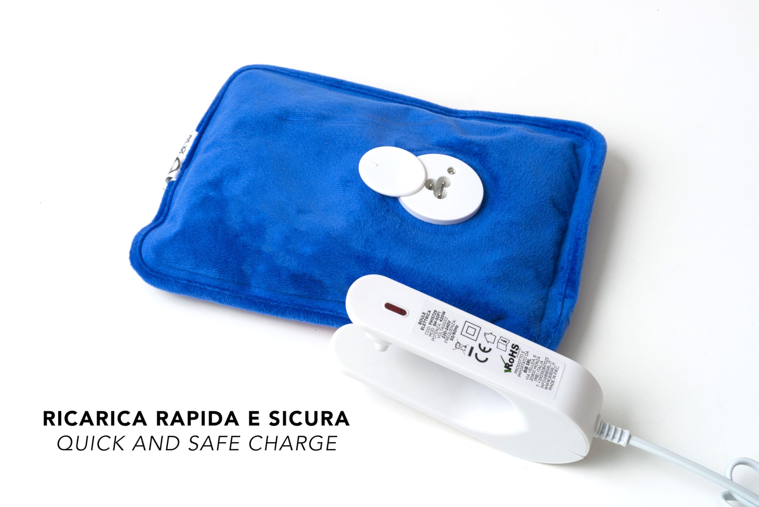 IPEA Borsa Acqua Calda Elettrica con Tasche in Peluche per Scaldare le Mani - Riduce Dolori Muscolari, Dorsali e Mestruali - Boule Scaldamani e Scaldapiedi - Scaldino - Fantasia Albero