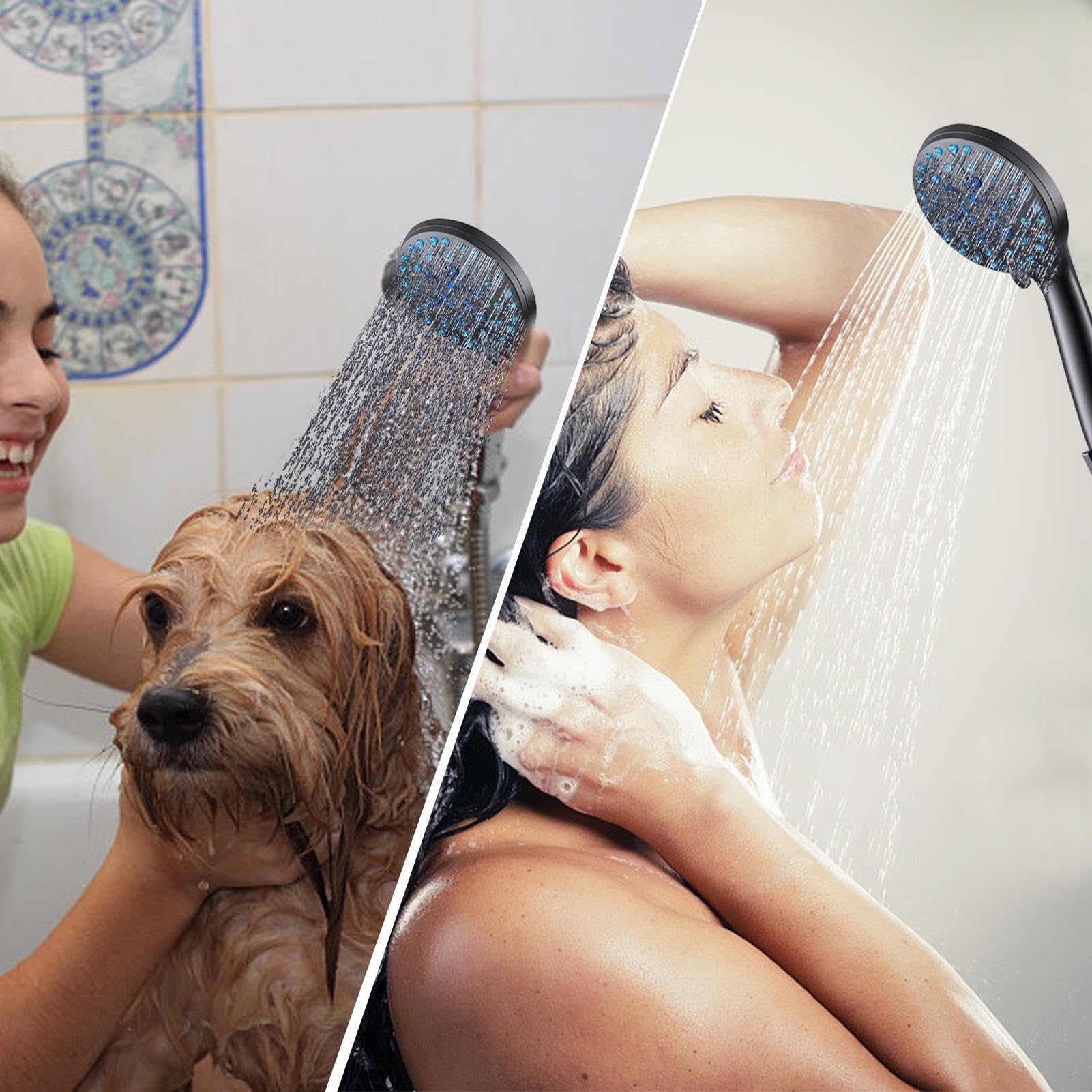 Amazon.co.jp: 取り外し可能なシャワーヘッド,取り外し可能なシャワー