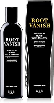 Hair Color Shampoo for Gray Coverage – Gradual, All Natural Hair Dye Shampoo for Women & Men – Hydrating, Sulfate-Free, Ammonia-Free, Vegan Scalp Care with 31 Botanicals (Black)