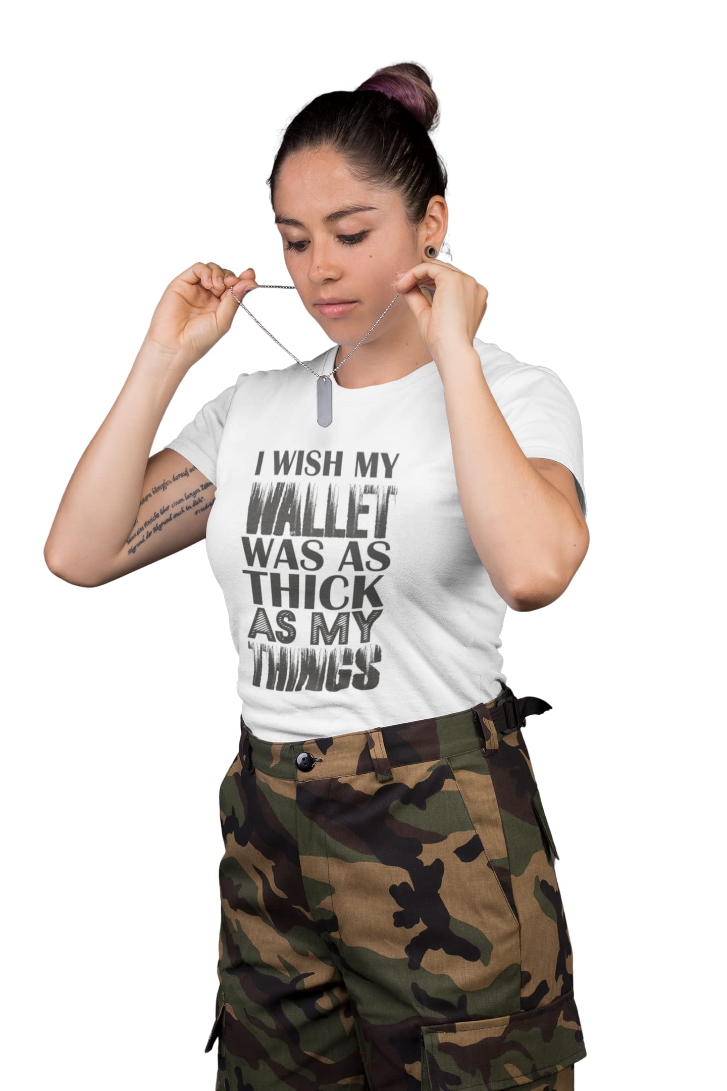 Aayansh CREATION I Wish My Wallet-Clothes for Yoga Lovers - Suitable for Regular Yoga Going People - Foremost Gifting Material for Your Friends White