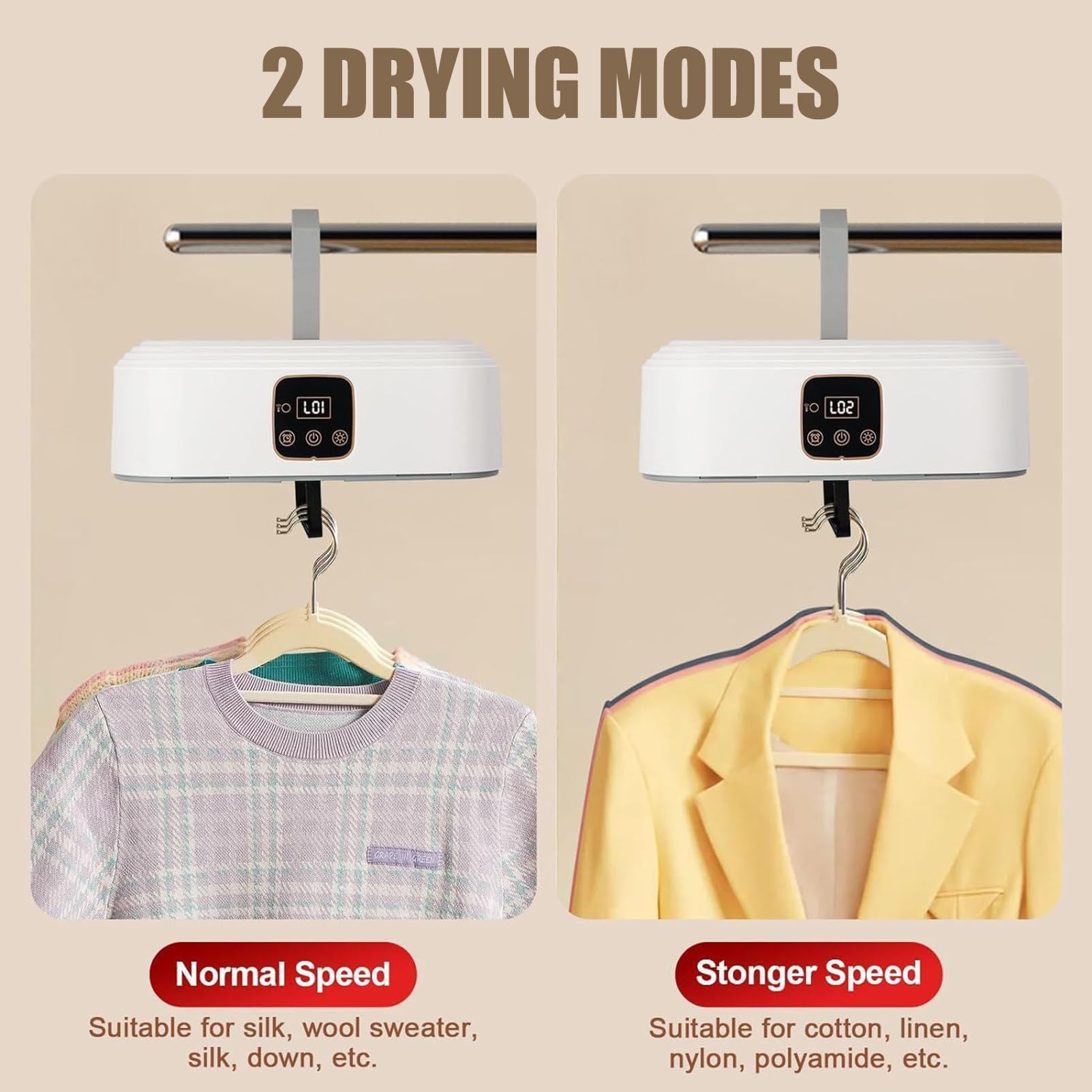 Secadora, PequeñA Secadora EléCtrica Plegable Compacta Con Bolsa Seca, Mini Secadoras De Ropa Con Control Remoto Para Viajes, Apartamentos, Casas Rodantes Y Hogares