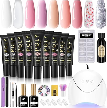 Amazon Co Jp ポリジェル セット Phoenixy 長さだし ジェルネイルキット 36w Uv Ledライト付き 9本 15ml ラメジェル付き クリアジェルとカラージェル100pcsネイルチップ付き ネイルパーツ付き ネイルセット 初心者用 女性 プレゼント ホーム キッチン Amazon Co Jp ポリジェル セット Phoenixy 長さだし ジェルネイルキット 36w Uv Ledライト付き 9本 15ml ラメジェル付き クリアジェルとカラージェル100pcsネイルチップ付き ネイルパーツ付き ネイルセット 初心者用 女性 プレゼント ホーム キッチン