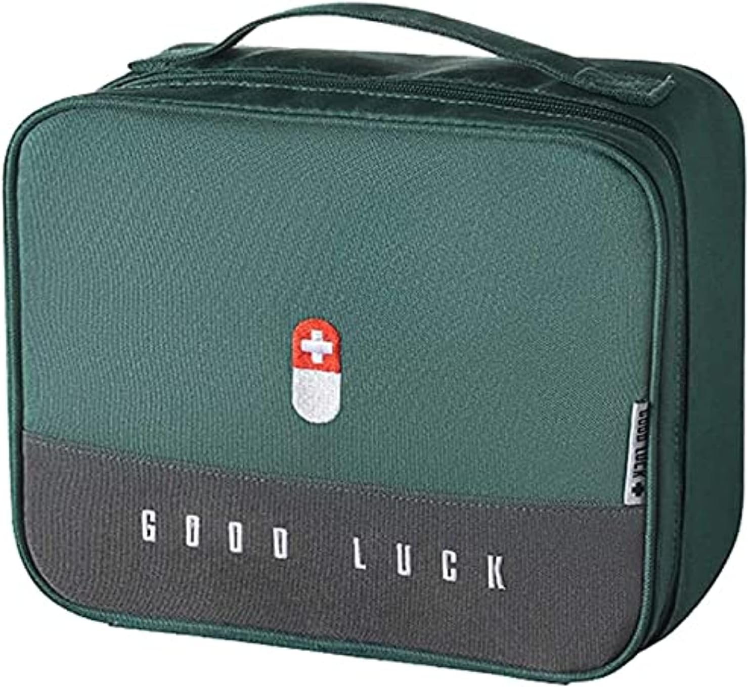 First Aid Bag, Nylon Compact and Lightweight First Aid Kits for Emergency at Home, Office, Car, Outdoors, Boat, Camping, Hiking (green)