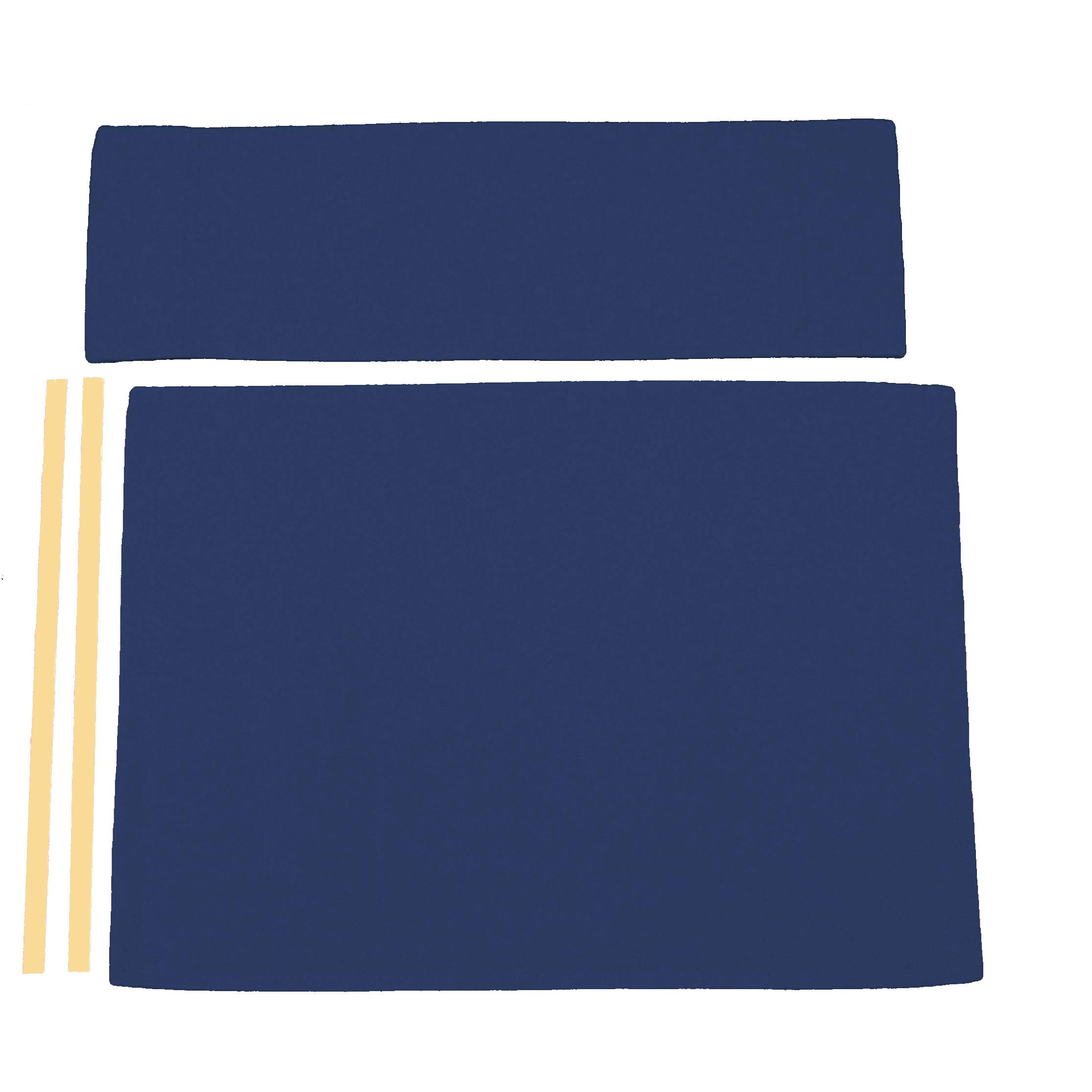 Sunbrella Directors Chair Replacement Cover (Flat Stick) (Marine Blue)