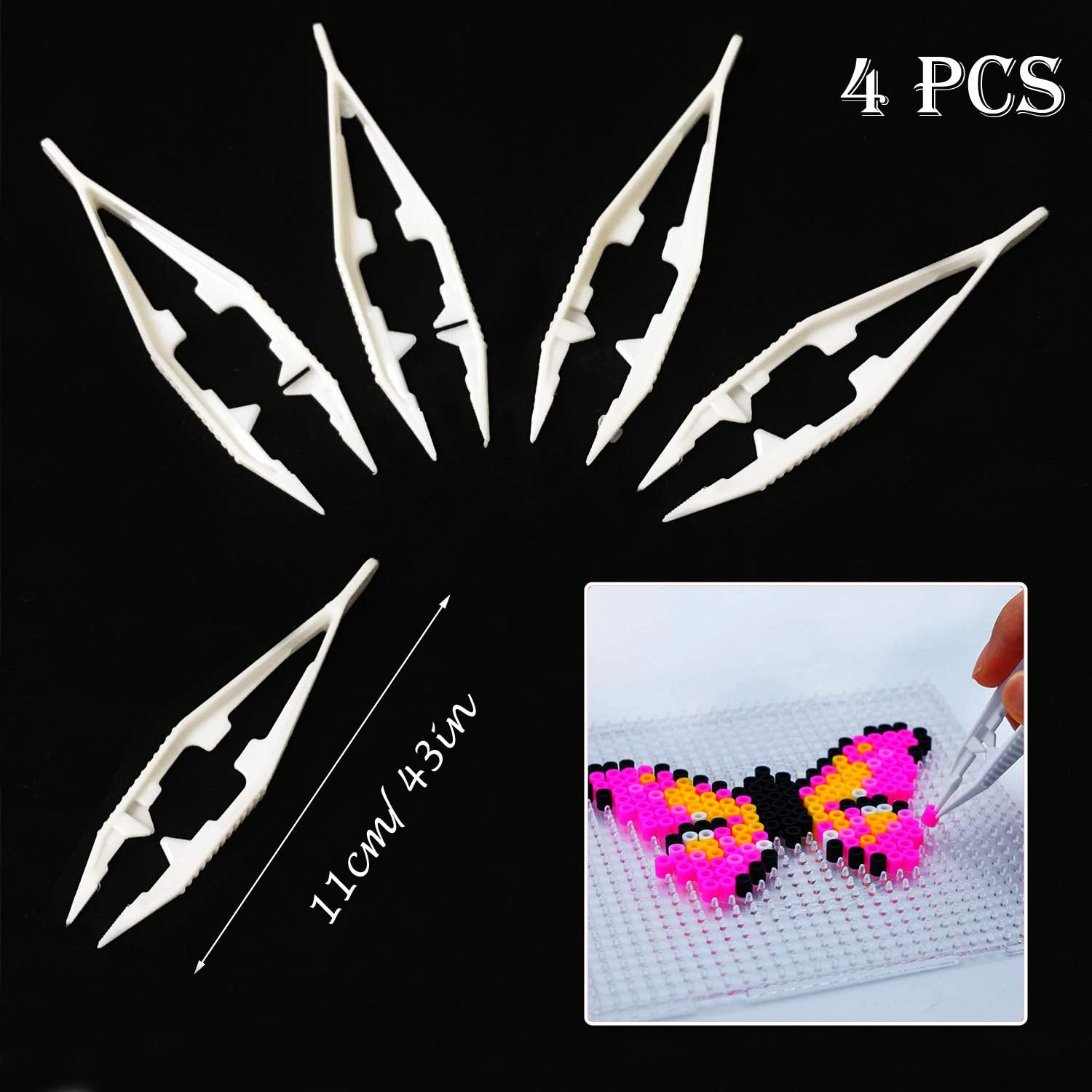 Bеѕt Cуbеr Dеаlѕ 🔥 5 mm 6 Pack Fuse Beads Boards Seasonsky Large Round Square Clear Plastic Pegboards with 4 PCS White Beads Tweezers, 20 PCS Ironing Paper for Kids Craft Supplies Bеѕt Sеllеr 5 mm 6 Pack Fuse Beads Boards Seasonsky Large Round Square Clear Plastic Pegboards with 4 PCS White Beads Tweezers, 20 PCS Ironing Paper for Kids Craft Supplies