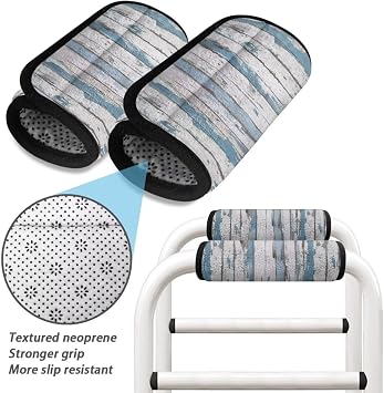 LedBack Walker Handle Covers Soft Cushion Padding Universal Walker Padded Hand Grip Covers Mobility Aid Accessories