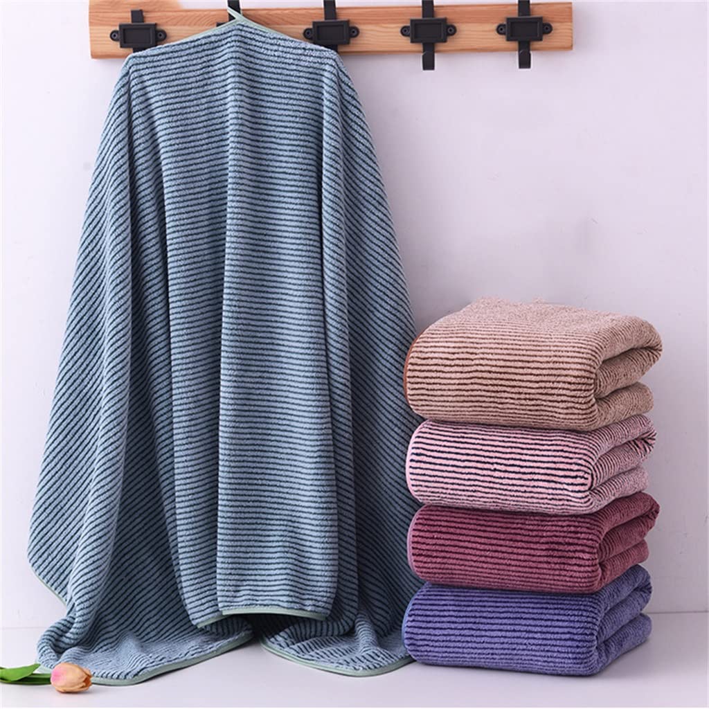Serviette de bain douce en velours corail contre la peau sèche | Confort adulte absorbant