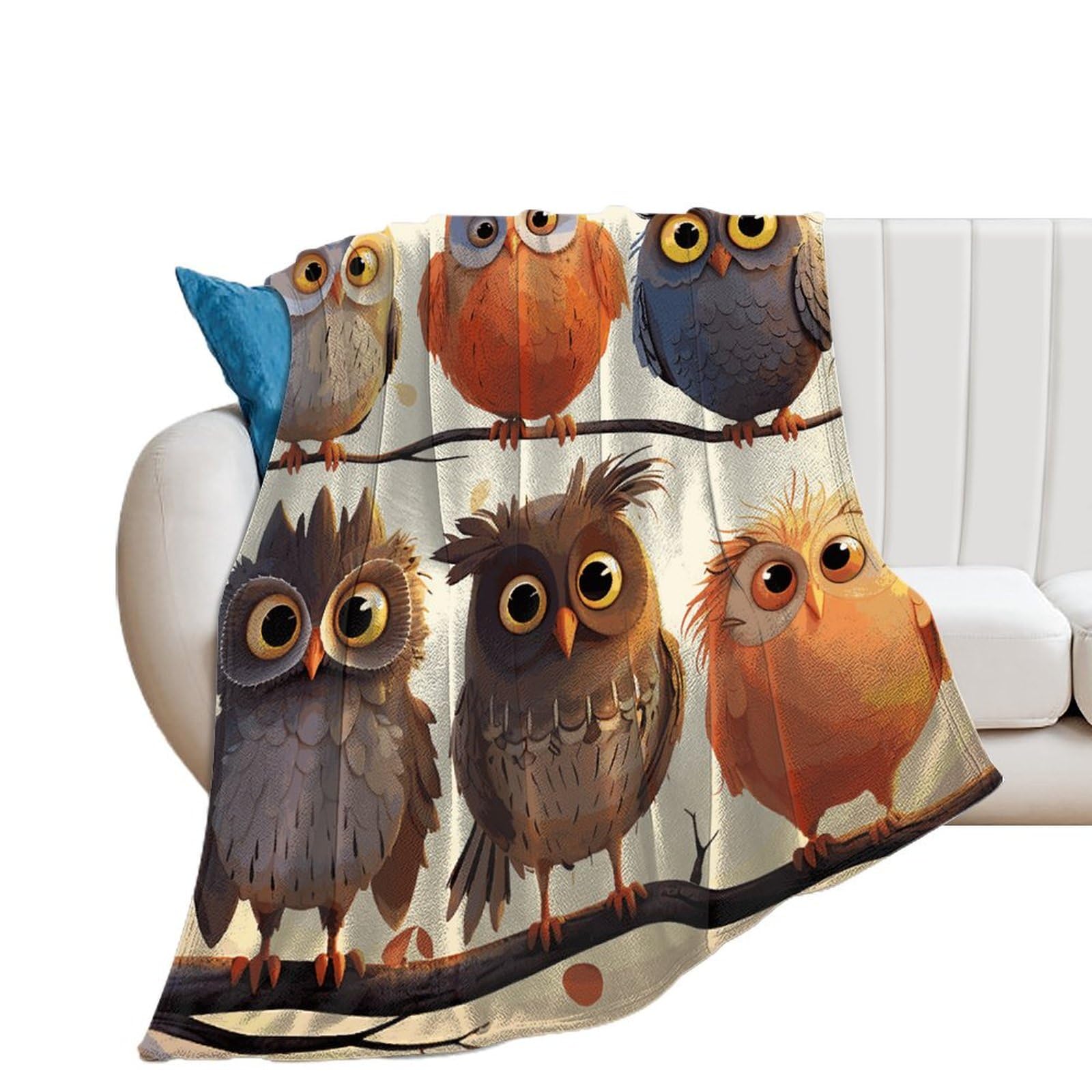 Couverture flanelle douce de qualité supérieure lit et sofa grand plaid imprimé