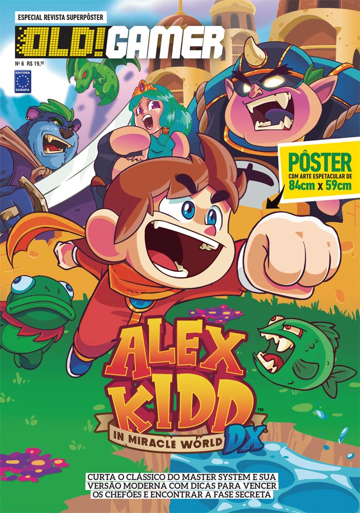 Alex Kidd in Miracle World - Superpôster OLD!Gamer | Amazon.com.br
