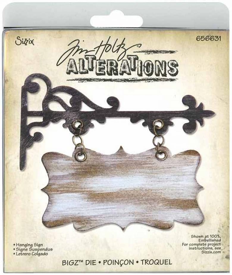 Tim Holtz Alterations Die ~ Hanging Sign