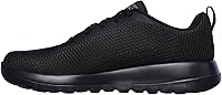 Skechers Men's GO Walk Max 54601 Walking Sneakers - Black, Goga Max Cushioning, Breathable Mesh, Lightweight 5GEN Support