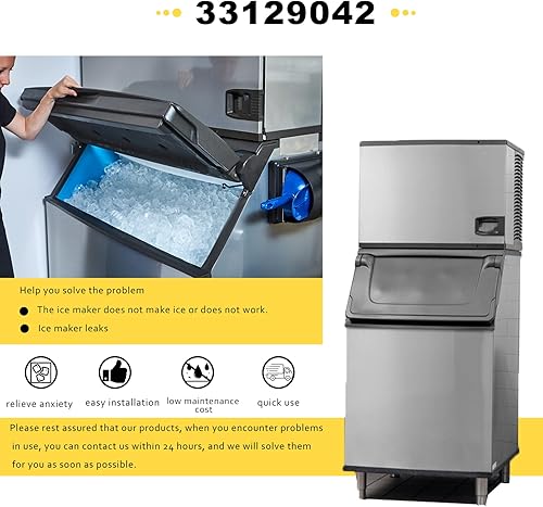 Miniatura 7 de 2026 Actualización 040003579 33129042 Máquina de hielo Ensamblaje de válvula de entrada de agua (OEM) 115120V 60Hz 5W para piezas de máquina de