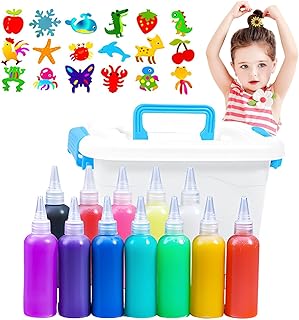 لعبة جل مائي سحري مبتكر ثلاثي الأبعاد من ام كيه اي يو جيه اتش ان مائية سحرية ملونة مصنوعة يدويا لتعلم العلوم اي-ان فانتس 13 زجاجة