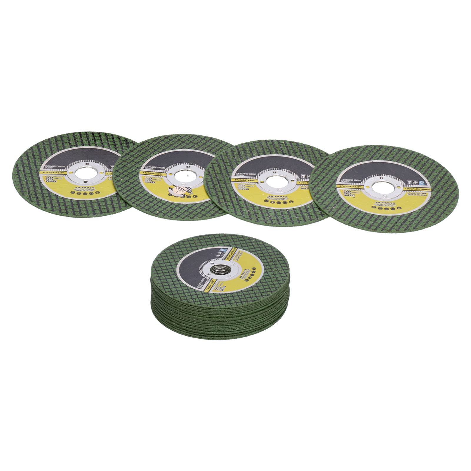 Annadue Disque à Tronçonner Résine 107mm, Lot de 100 Meules Abrasives