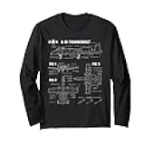 Military Aviation A-10 Thunderbolt blueprint Long Sleeve T-Shirt
