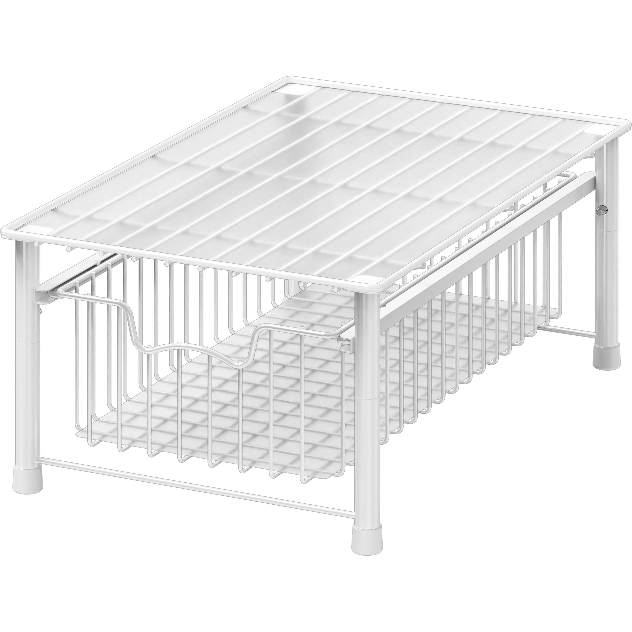 SimpleHouseware organizer do szuflad do układania w stos, biały