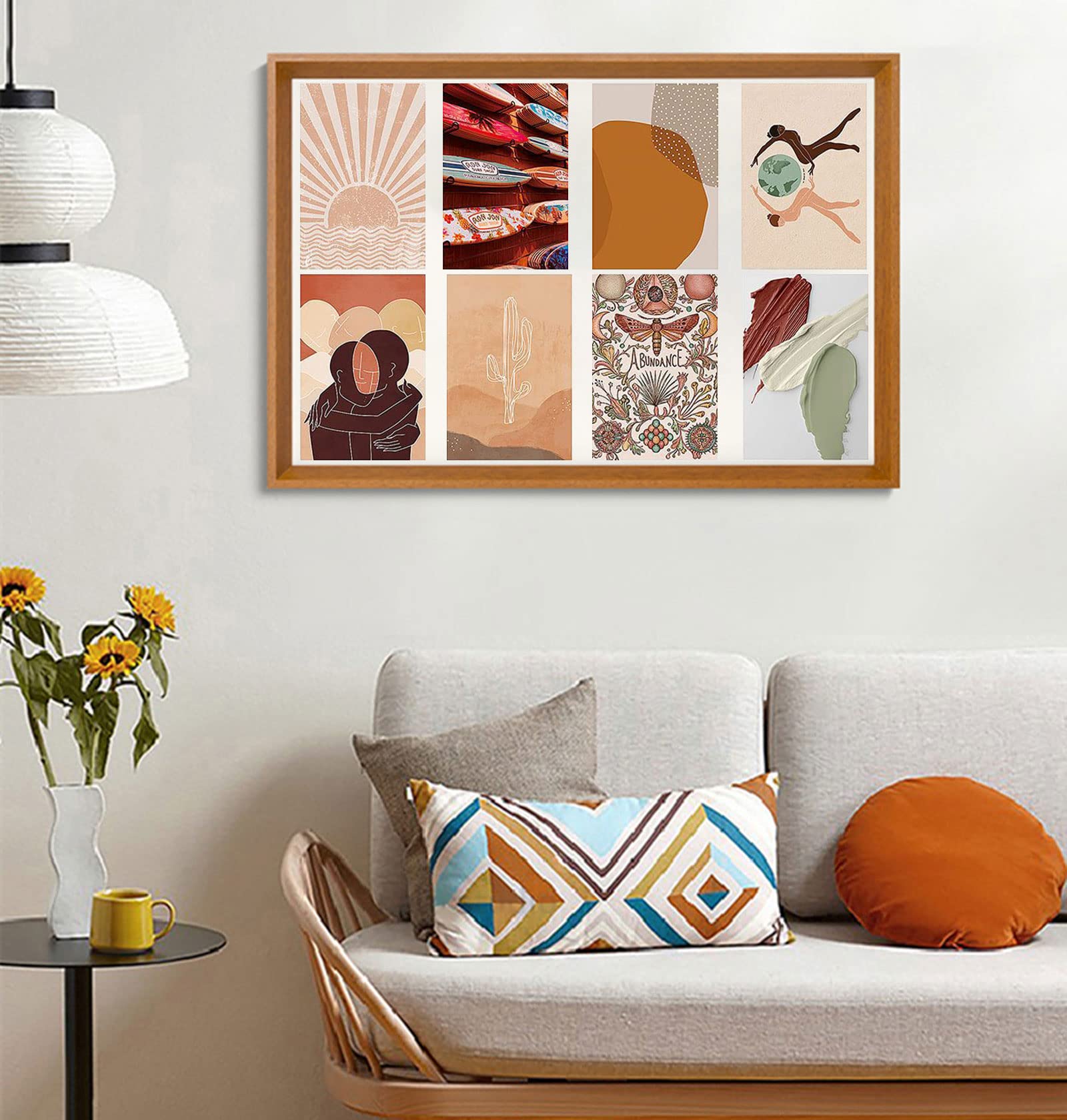 Amazon.com: ASMANNA 70 PCS Photo Collage Kit Boho Wall Collage Kit  Aesthetic Pictures 70 Set 4x6 Inch Posters for Room Aesthetic Vintage Cute  Dorm Photo Wall Decor for Teen Girls, Boho Wall