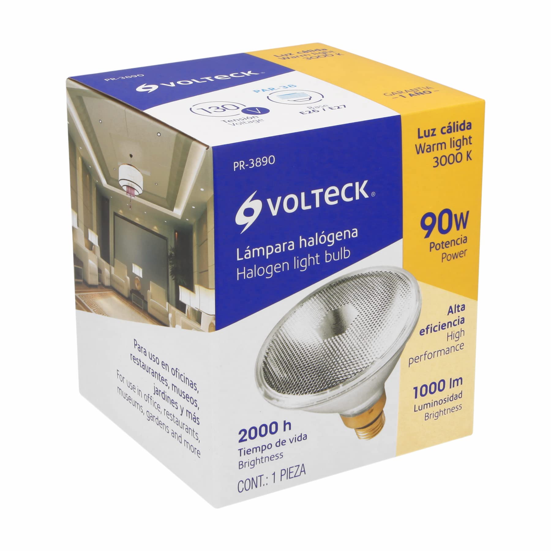 Amazon.com: Halogen bulb PAR 38 type, 90 w, Volteck : 家居裝修