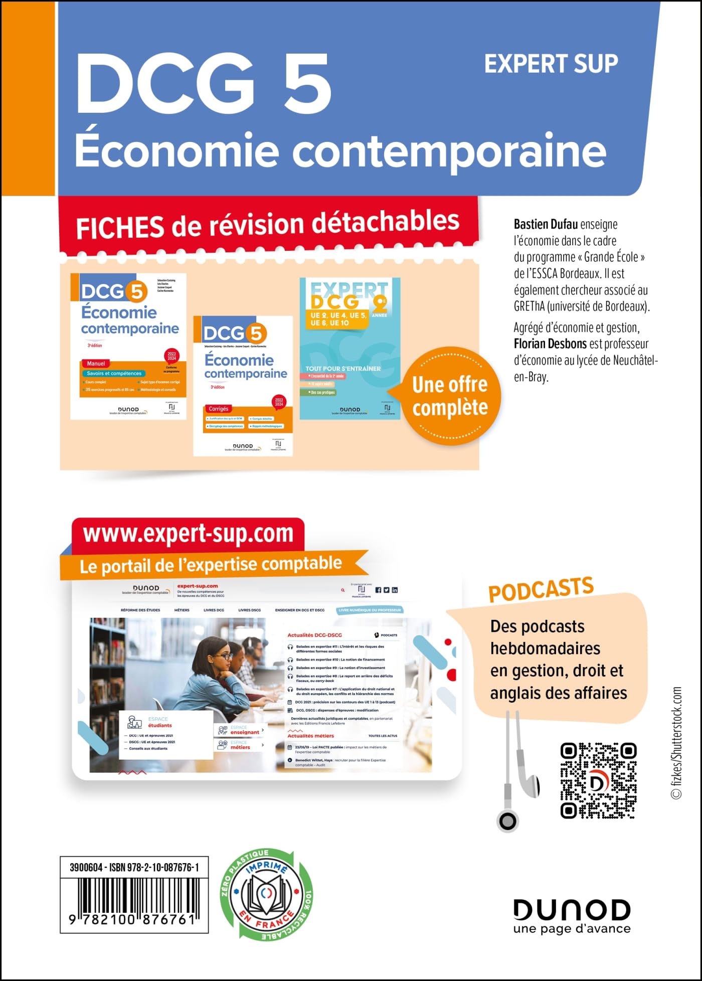 DCG 5 Economie contemporaine - Fiches de révision - 2e éd.
