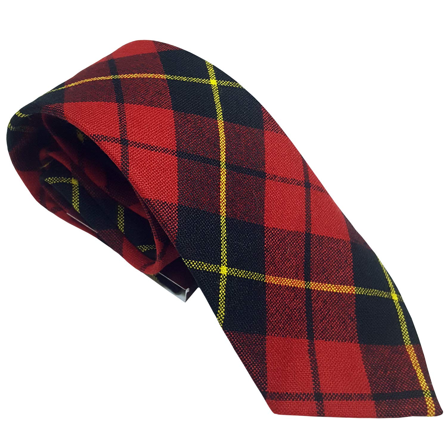 The Celtic CroftWallace Modern Tartan Spring Weight Premium Wool Neck Tie - Made in Scotland