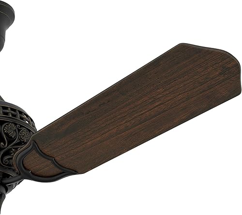 Miniatura 9 de Hunter Fan Company 18865 Hunter 1886 - Ventilador de techo interior con control de cadena de tracción 60 pulgadas color negro