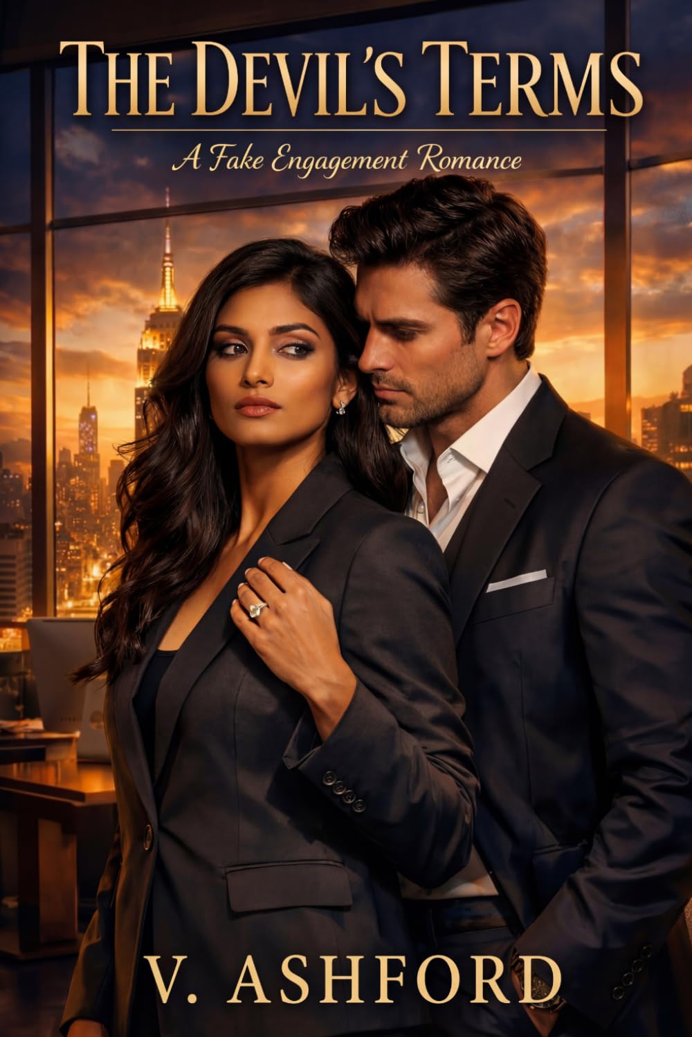 The Devil's Terms: A Fake Engagement Romance (The Manhattan Vanguard Series)