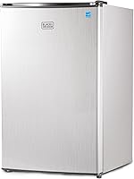 Vista 10 de BLACK+DECKER Refrigerador compacto de 3.2 pies cúbicos, refrigerador pequeño ENERGY STAR, mini refrigerador de una sola puerta con compartimento