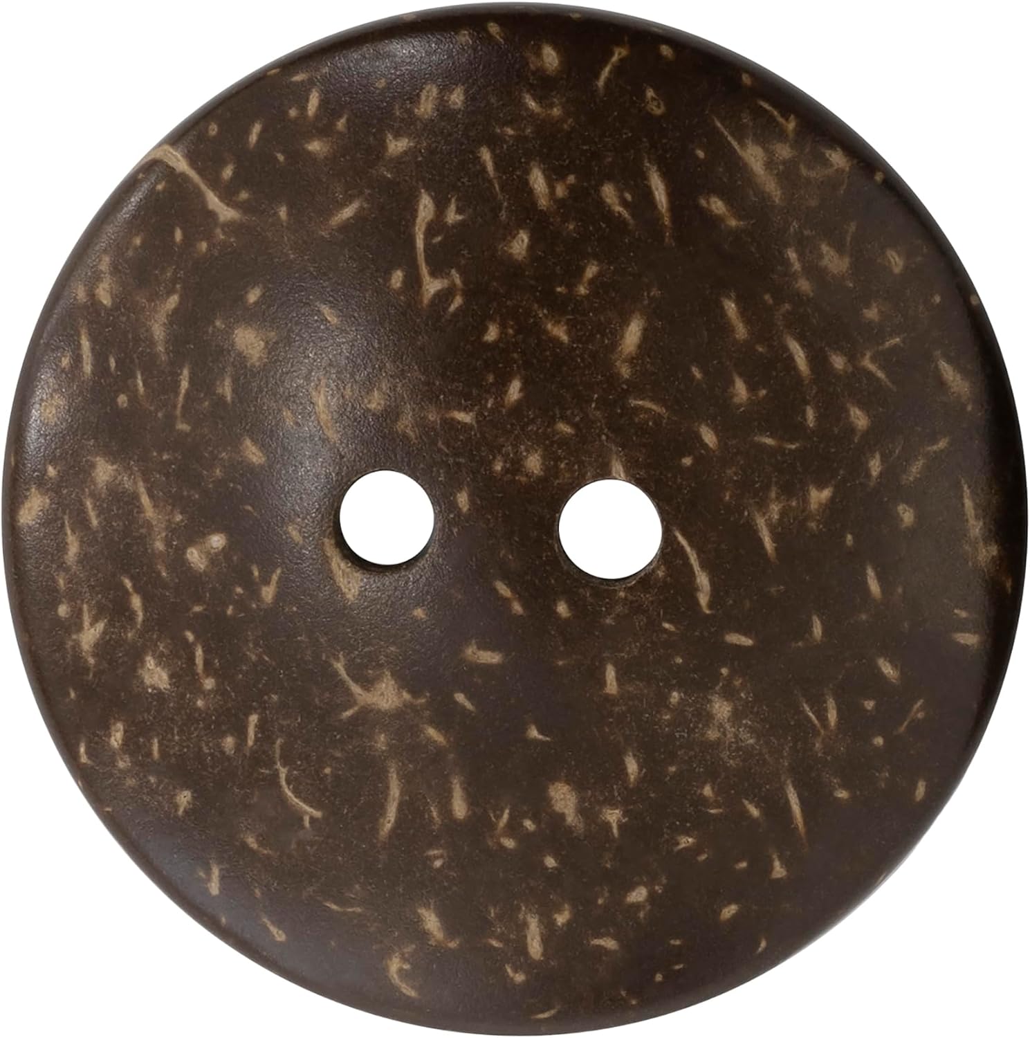 AERZETIX - C74288 - Set of 10 Round Sewing Buttons Ø23 with 2 Holes L36 36L - Opening Diameter 2 mm - Colour Coconut - Plastic - Hobby Creative Tailoring Haberdashery Fashion