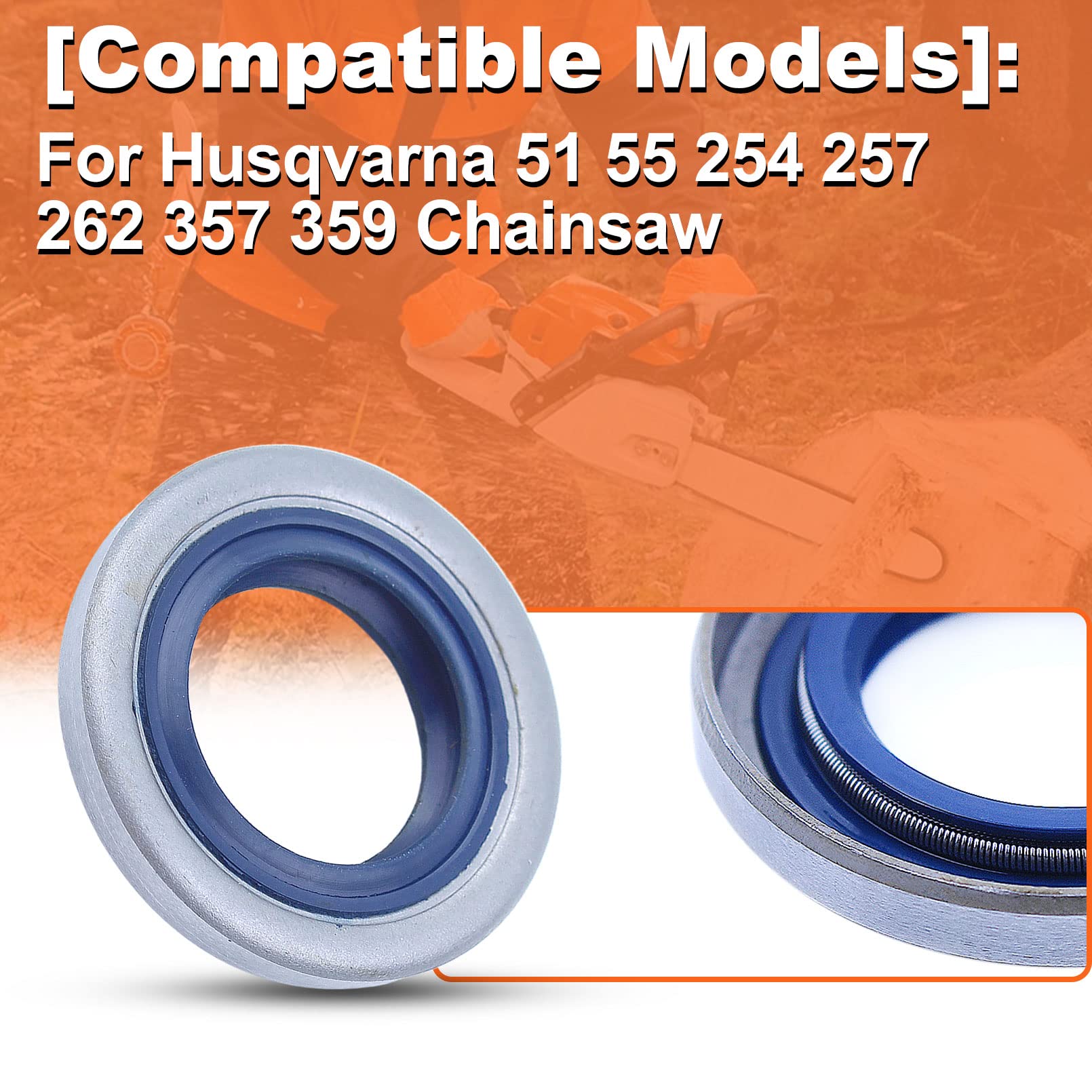 Kit De Roulements Et Joints Pour Vilebrequin De Tronçonneuse Husqvarna 445, 450 Rancher - Remplace 544062001