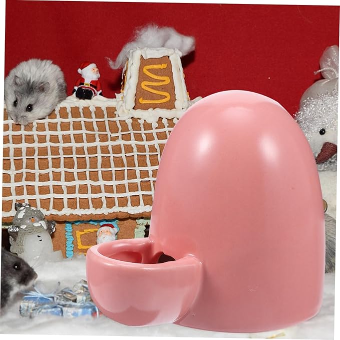 Fuente de Agua para Mascotas Pequeñas Cerámica Rosa miniatura 4