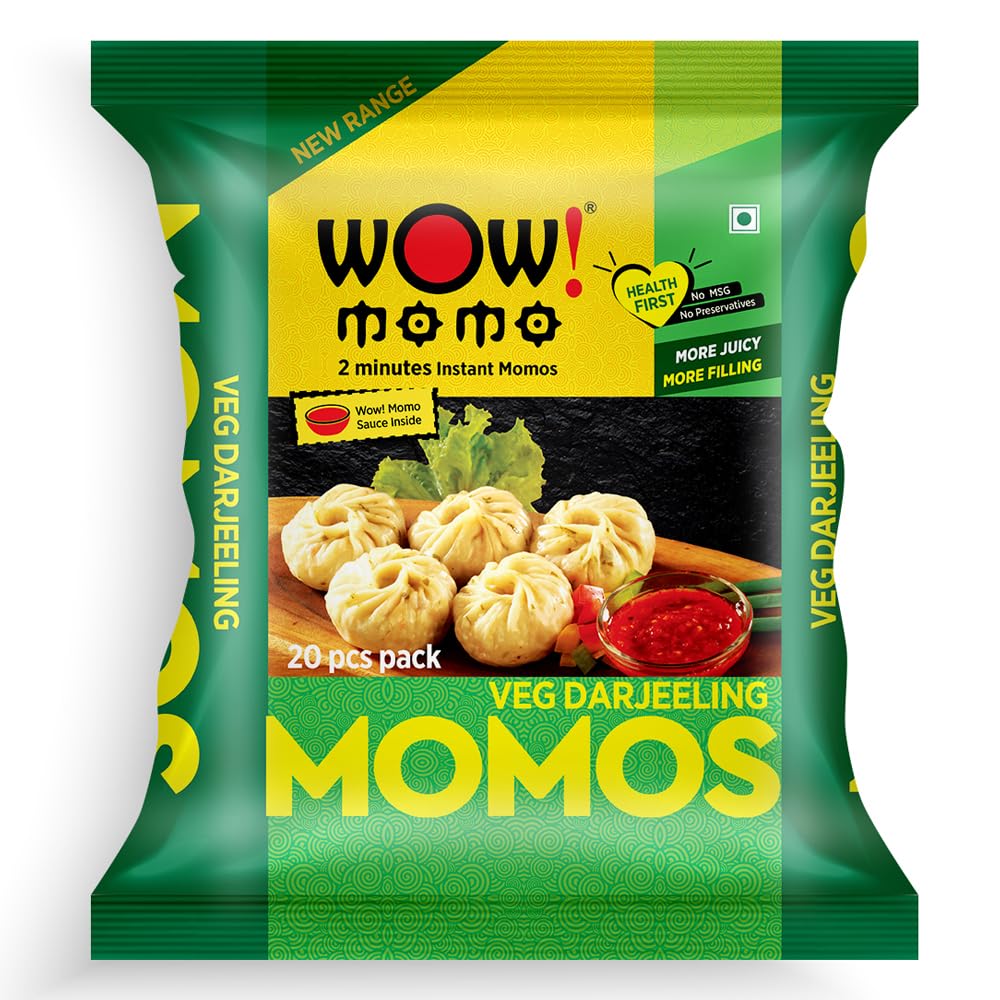 Wow Momo Veg Darjeeling Momos 20Pcs
