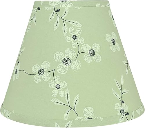 Aspen Creative 59103A Empire Uno - Pantalla para lámpara, verde claro, 5 pulgadas superior x 10 pulgadas inferior x 8 pulgadas de altura inclinada,