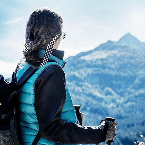 Miniatura 7 de YR Correas de gafas de sol con patrón floral, material de neopreno suave y duradero, retenedores flotantes para gafas, 3 paquetes.