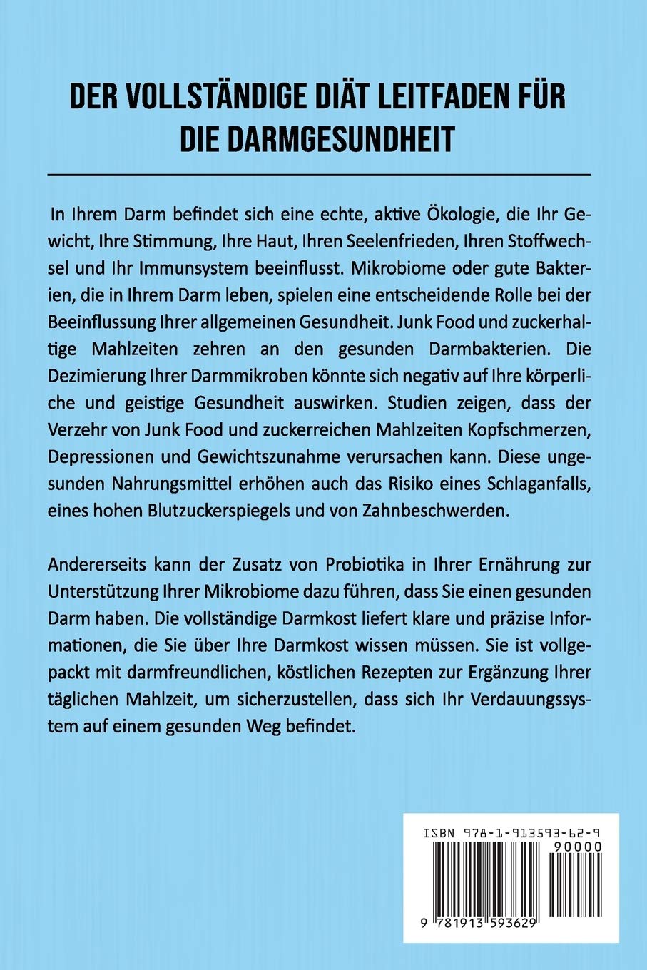 Diät Leitfaden für die Darmgesundheit Auf Deutsch/ Diet guide to gut health In German