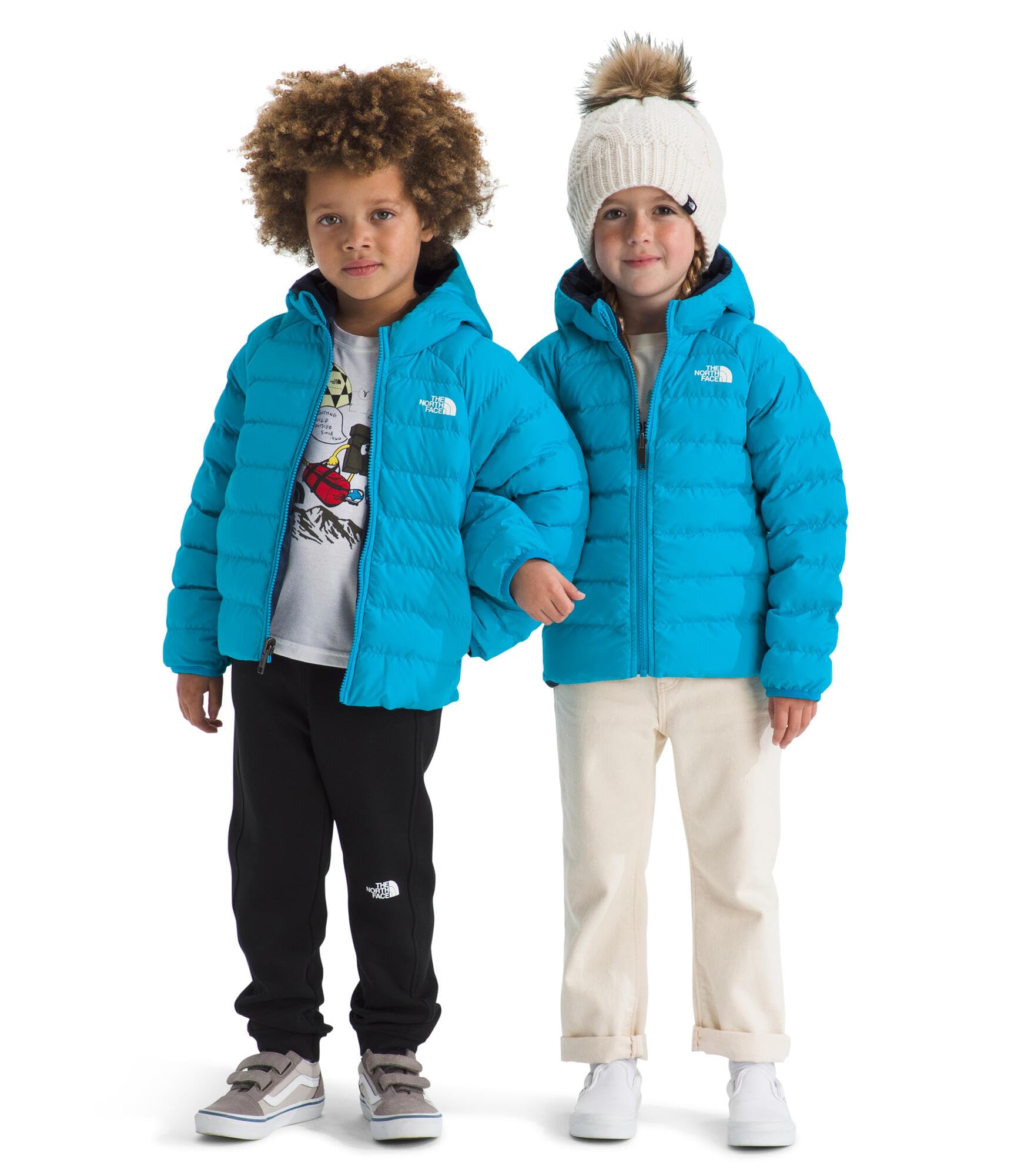 The North Face Kids Reversible Perrito Insulated Hooded Jacket