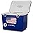 Engel UC19-RWB 19 Quart Fishing Live Bait Dry Box Ice Cooler with Stain/Odor-Resistant Surface and Shoulder Strap, USE Red, White and Blue with American Flag