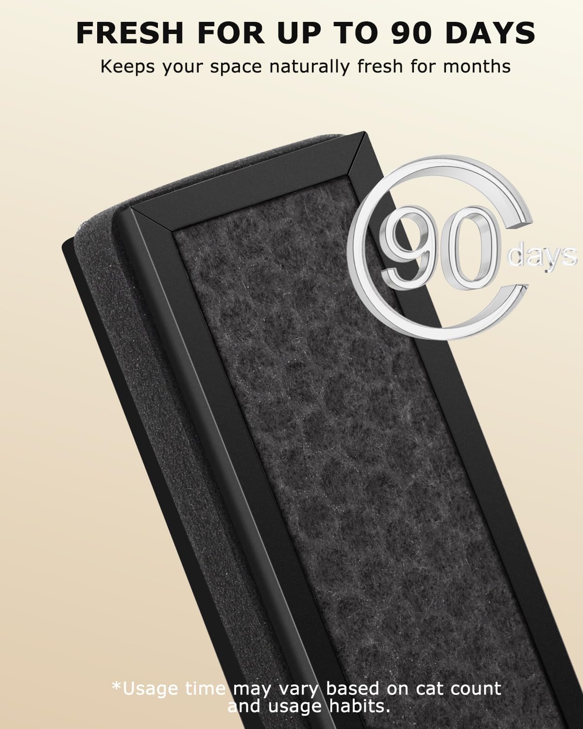 Replacement Filter for PETLIBRO Luma Automatic Self Cleaning Litter Box, Odor Control Filter Insert, Easy Installation, Cat Litter Box Accessory - image 4