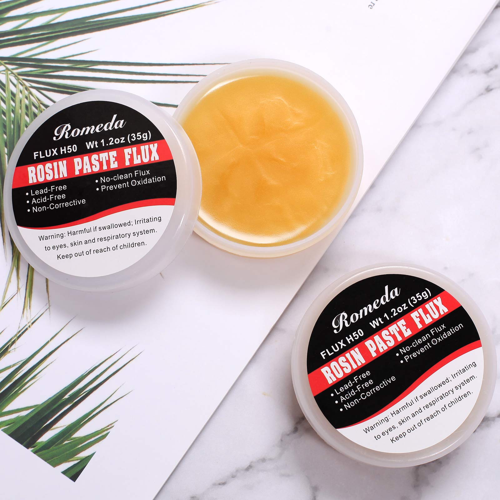 2 Jar Solder Flux, Flux for Soldering, Rosin Soldering Flux Paste for