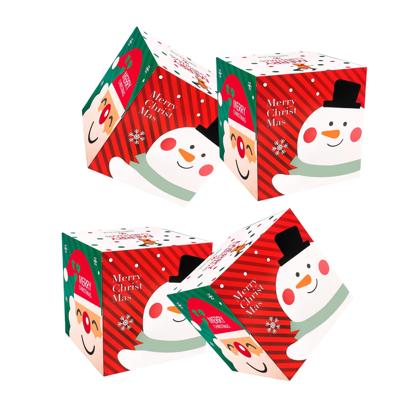 Elnwnnkc 4Pcs Elegant Packaging Boxes Sturdy Boxes for Home Party Festival Packaging Decorative