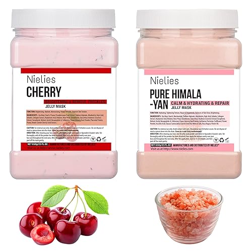 Nielies Cherry & Pure Himala Yan Jelly Mask Máscara de gelatina para profesionales faciales, máscara facial de gelatina, máscara vajacial